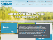 Tablet Screenshot of kretowiny.pl